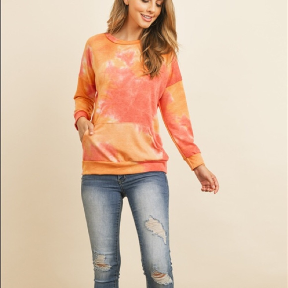🔥TIE DYE PULLOVER